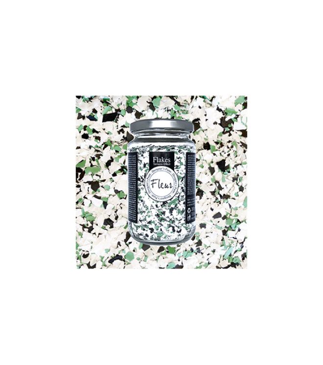 Interkas_14045_Fleur_Flakes_200gr_Green Jasper