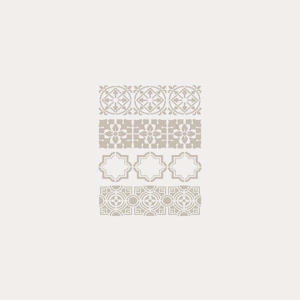 Interkas_Fleur_Stencil_Cementine_Assortimento