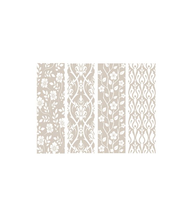 Interkas_Fleur_Stencil_Wallpaper_Assortimento