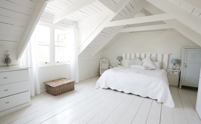 Interior View Of Beautiful Light And Airy Child's Bedroom